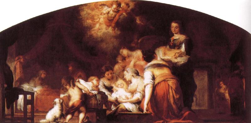 Bartolome Esteban Murillo Birth of the Virgin Maliyade oil painting image